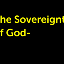 God in control?